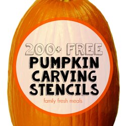 Terrific Free Pumpkin Carving Stencils Family Fresh Meals