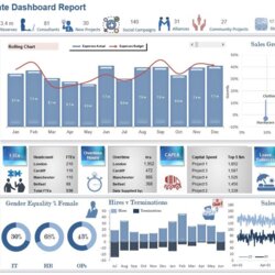 Perfect Excel Dashboards Examples And Free Templates Dashboard Reporting