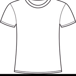 Perfect Blank White Shirt Template Royalty Free Vector Image