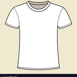 Matchless Blank White Shirt Template Royalty Free Vector Image Outline Rated