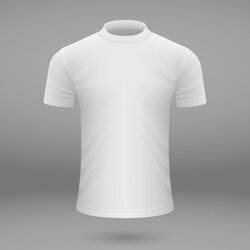 Eminent Blank White Shirt Template Premium Vector