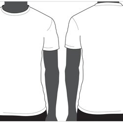 Excellent Outline Of Shirt Template Free Download On