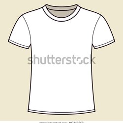 Cool Blank White Template Stock Vector Royalty Free