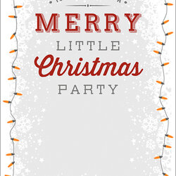 Fantastic Free Printable Christmas Invitation Templates In Ms Word Party Flyer Template Holiday Office Invite