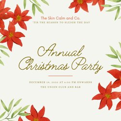 Preeminent Free Printable Christmas Invitation Templates Natal Cadre Red And Green Floral