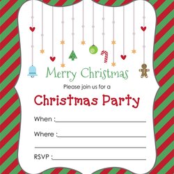 Best Free Printable Christmas Invitations For At Holiday Party Invitation Templates