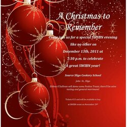 Peerless Free Christmas Invitations Templates To Download Party
