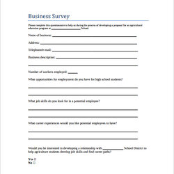Search Results For Sample Of Calendar Free Business Survey Template