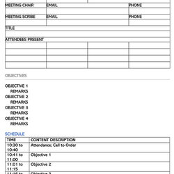 Superb Free Meeting Planner Templates Word Business Template