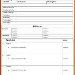 Eminent Notes Template Report Storyboard Dashboard Meeting Minutes Templates Word Board Format Sample