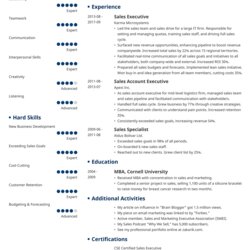 Spiffing Business Resume Template With Examples Skills Tips Executive Example Level Professional