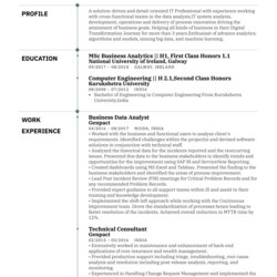 Worthy Business Analyst Resume Sample Samples Contributed Help Part Hired Customers Got Who Image