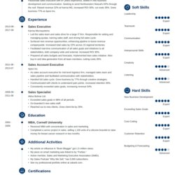 Magnificent Business Resume Template With Examples Skills Tips Executive Example Professional Level