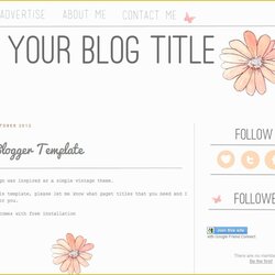 Free Blogger Templates Of Blog April