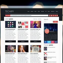 Matchless Top Friendly Blogger Templates For Technology Blogs Template Website Responsive Tech Stunning