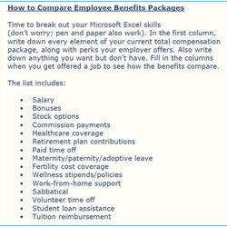 Brilliant Examples Of Employee Benefits Packages You Can Get Yourself