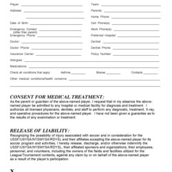 Sublime Medical Release Form Templates Free Printable Information Template