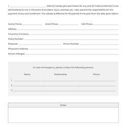 Wonderful Best Images Of Free Printable Medical Release Form Template Forms Via Accident Car