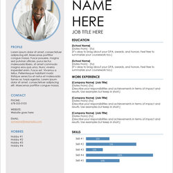 Terrific Template Word Physician Medical Resume Professional Microsoft