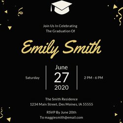 The Highest Quality Free Graduation Invitation Template In Microsoft Word Templates Vintage Simple