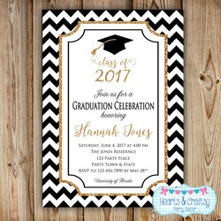 Exceptional Graduation Party Invitation College Templates School High Invitations Cards Examples Digital