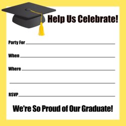 Sterling Graduation Party Invitations Ideas Invitation Templates Printable Template Word Maker Print