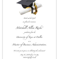 Spiffing Free Printable Graduation Invitation Templates