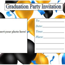 Fantastic Free Graduation Invitation Templates Template Lab Printable Invite
