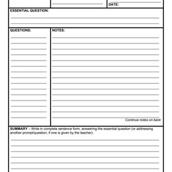 Out Of This World Cornell Notes Template Google Docs Fill Sign Online Large