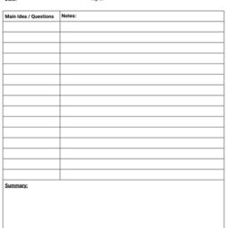 Superlative Cornell Notes Editable In Google Docs By Created Original