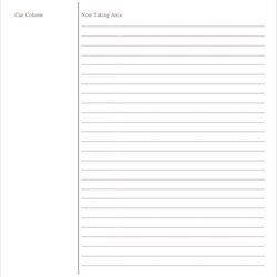 Peerless Cornell Notes Template For Google Docs Guru Note Samples Taking