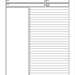 Superior Cornell Note Taking Template Business Mentor Templates Notes Printable Blank Format Word Organized