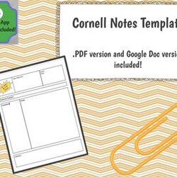Cornell Notes Template Google Docs Version Included By Odds Ratings Math Choose Board Original