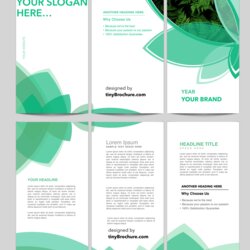 Admirable Panel Brochure Template Word Format Free Download Pamphlet
