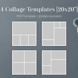 Perfect Photo Collage Template Templates Themes Creative Market Board Storyboard