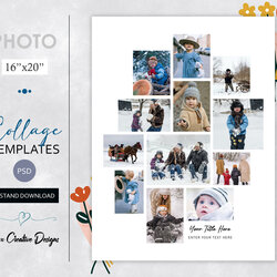 Marvelous Photo Collage Template In