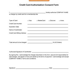 Peerless Credit Card Authorization Forms Templates Ready To Use Form Payment Template Recurring Australia