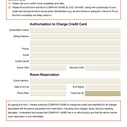 Magnificent Credit Card Authorization Forms Templates Ready To Use Form Template Blank Kb