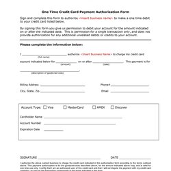 Smashing Credit Card Authorization Forms Templates Ready To Use Form Template Time