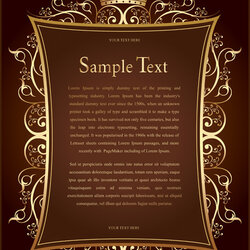 The Highest Standard Announcement Template Vector Free Download Format