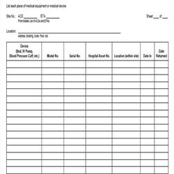 Superlative Inventory List Check More At Equipment Medical Template Examples Templates Supply Sample Samples