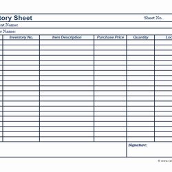 Magnificent Inventory Checklist Template For Small Business Free Printable Sheets
