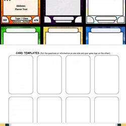 Swell Free Trading Card Template Download Stunning Picture