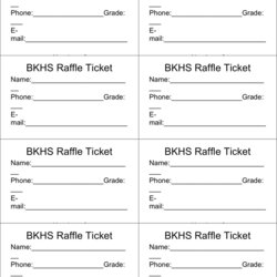 Raffle Ticket Templates Word Docs Template Tickets Printable Event Drawing Entry Form Fundraiser Contest Draw