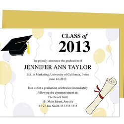 Terrific Images About Printable Graduation Announcements Templates On Template Announcement Invitations Grad