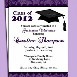 High Quality Free Graduation Announcement Templates Invitation Invitations Party College Announcements Sample