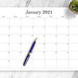 Superlative Monthly Calendar Printable Template Blank