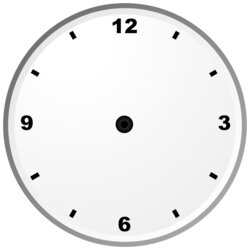 Splendid Free And Printable Clock Faces Templates Activity Shelter Blank Without Transparent Hands Clip