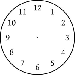 Peerless Clock Image Printable To Learn Telling Time Blank Faces