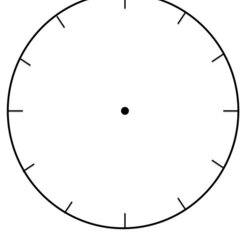 Capital Free Printable Clock Template For Learning To Tell The Time Home Blank Faces Clocks Templates Leaf